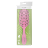 Массажная био-расческа для волос светло-розовая Solomeya Scalp Massage Bio Hair Brush Light Pink