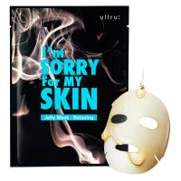 Успокаивающая тканевая маска с экстрактом солодки Ultru  I'm Sorry for My Skin Relaxing Jelly Mask (Smoke) 