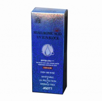 Солнцезащитный крем с гиалуроновой кислотой Jigott Hyaluronic Acid Uv Sun Block Cream SPF50+/PA+++ 