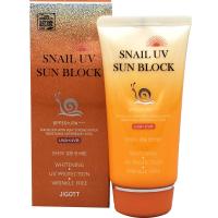 Солнцезащитный крем с муцином улитки Jigott Snail UV Sun Block Cream SPF50+/PA+++