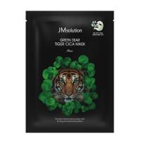 Регенерирующая маска для лица с центеллой JMsolution Green Dear Tiger Cica Mask