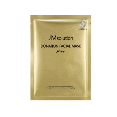 Укрепляющая тканевая маска с золотом и пептидами JMsolution Donation Facial Mask Save
